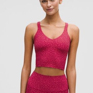 lululemon athletica Pink Leopard align tank